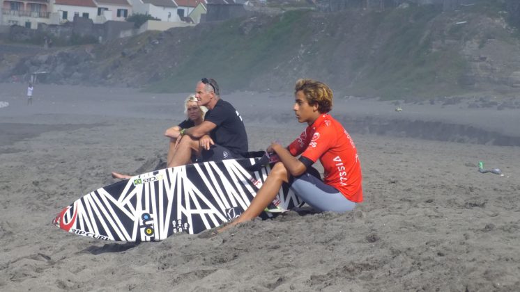 Samuel Pupo, VISSLA ISA World Junior Surfing Championship 2016, Açores, Portugal. Foto: Patrick Toledo.