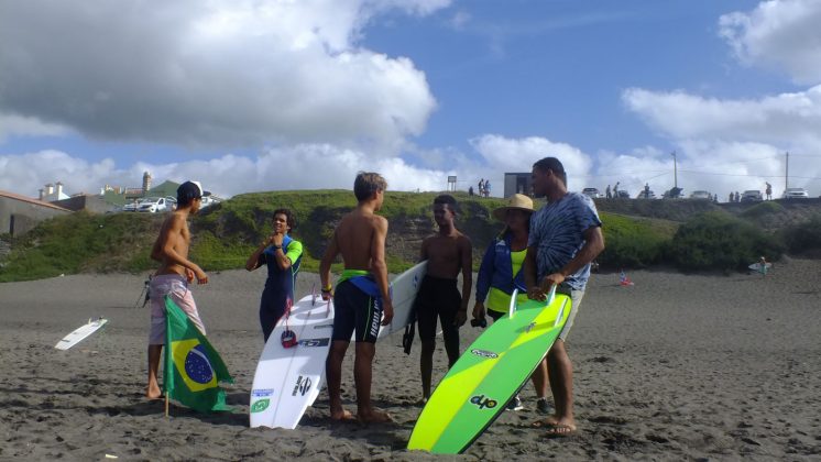 Equipe brasileira, VISSLA ISA World Junior Surfing Championship 2016, Açores, Portugal. Foto: Patrick Toledo.