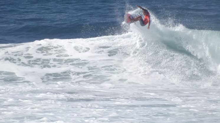 Samuel Pupo, VISSLA ISA World Junior Surfing Championship 2016, Açores, Portugal. Foto: Patrick Toledo.