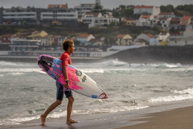 Samuel Pupo, VISSLA ISA World Junior Surfing Championship 2016, Açores, Portugal. Foto: ISA / Evans.