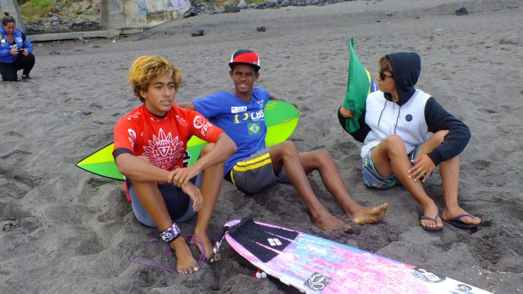 Samuel Pupo, VISSLA ISA World Junior Surfing Championship 2016, Açores, Portugal. Foto: Patrick Toledo.