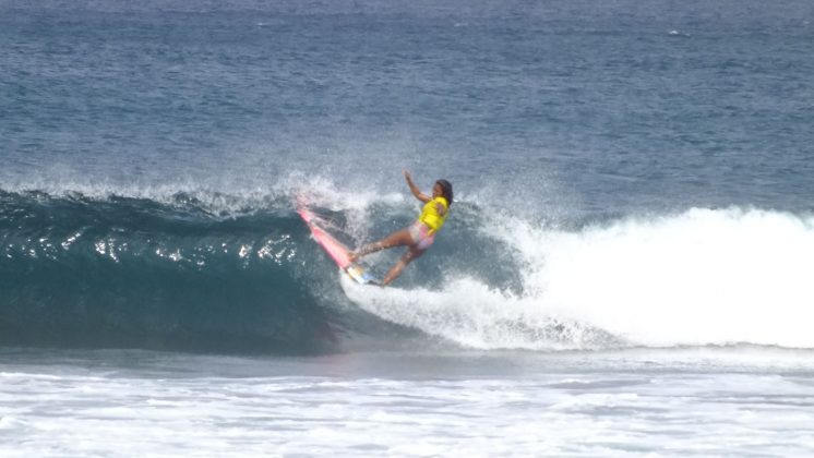 Deyse Costa, VISSLA ISA World Junior Surfing Championship 2016, Açores, Portugal. Foto: Patrick Toledo.