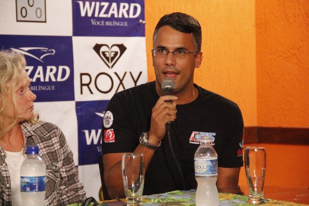 Pedro De Carle, Presidente AUS Coletiva de imprensa do Brasileiro Feminino, Itamambuca, Ubatuba. Foto: Marcelo Sampaio.