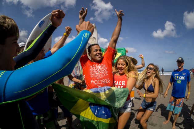 Weslley Dantas VISSLA ISA World Junior Surfing Championship 2016, Açores, Portugal. Foto: ISA / Evans.