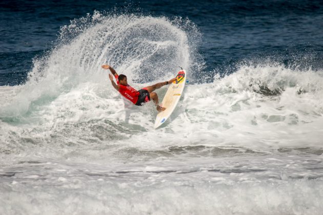 Weslley Dantas VISSLA ISA World Junior Surfing Championship 2016, Açores, Portugal. Foto: ISA / Evans.