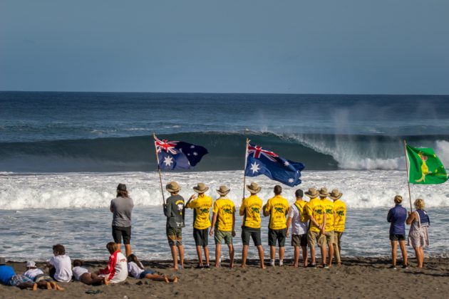 AUS Team VISSLA ISA World Junior Surfing Championship 2016, Açores, Portugal. Foto: ISA / Evans.