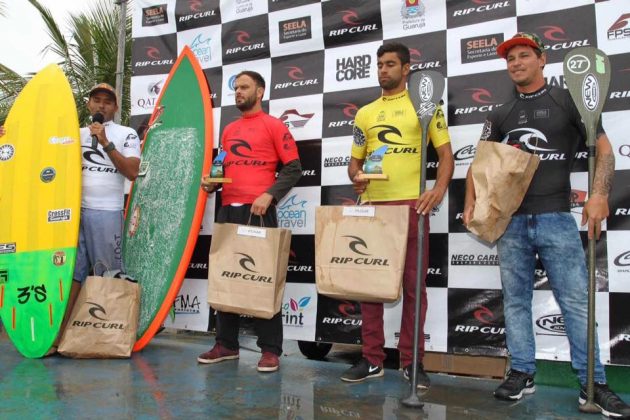 Finalistas SUP Wave. Rip Curl Guarujaense. Foto: João Carvalho.