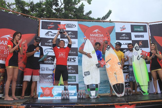 Terceira etapa do Maresia Paulista de Surf Profissional 2016, Itamambuca, Ubatuba (SP). Foto: Renato Boulos.