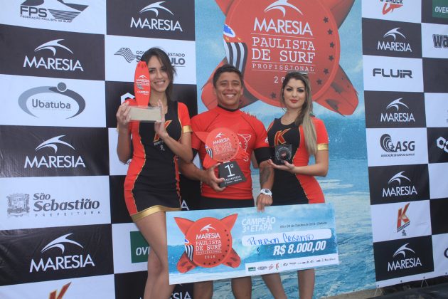 Peterson Crisanto, Terceira etapa do Maresia Paulista de Surf Profissional 2016, Itamambuca, Ubatuba (SP). Foto: Renato Boulos.