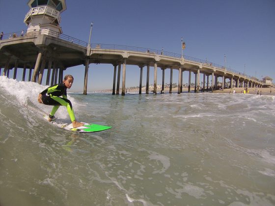 Ryan Coelho no Píer de Huntington Beach Califórnia. Foto: Alessandro Coelho.