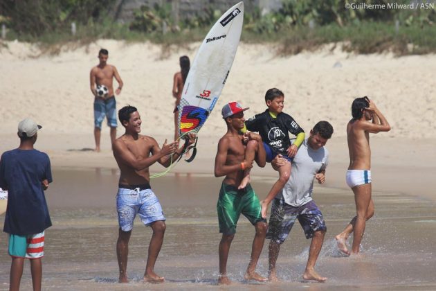 Pedro Henrique Canero Segunda etapa, Circuito ASN, canto da pedra do Pampo, praia de Itacoatiara (RJ).  . Foto: Dunbar.