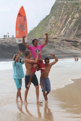 Tomaz Alvarez Segunda etapa, Circuito ASN, canto da pedra do Pampo, praia de Itacoatiara (RJ).  . Foto: Dunbar.