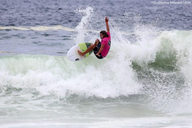 Paulo Renato Segunda etapa, Circuito ASN, canto da pedra do Pampo, praia de Itacoatiara (RJ).  . Foto: Dunbar.