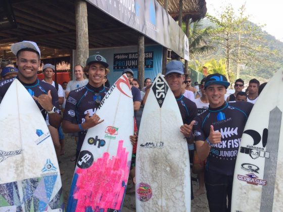 Finalistas Brasileiro Pro Junior, Peruíbe. Foto: Fábio Maradei.