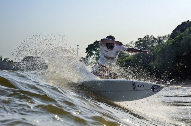 Emanoel de Souza, CBSurf Master 2016, Ilha do Mosqueiro, Belém (PA). Foto: Luciano Amaral.