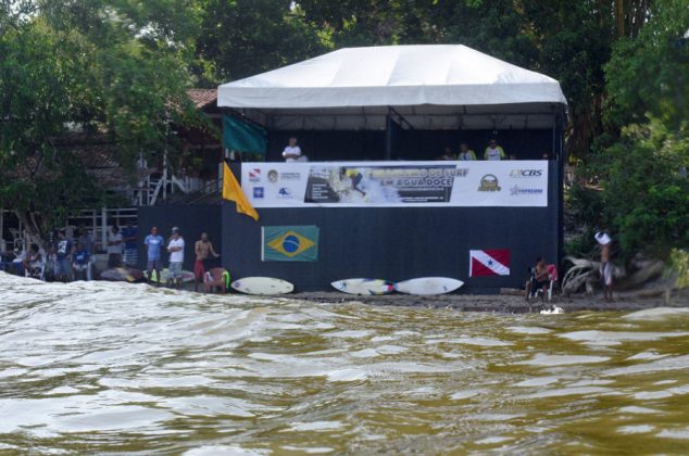 Palanque, CBSurf Master 2016, Ilha do Mosqueiro, Belém (PA). Foto: Luciano Amaral.