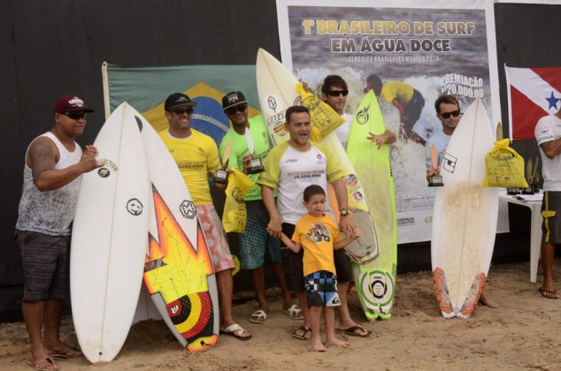 Finalistas da Master, CBSurf Master 2016, Ilha do Mosqueiro, Belém (PA). Foto: Luciano Amaral.