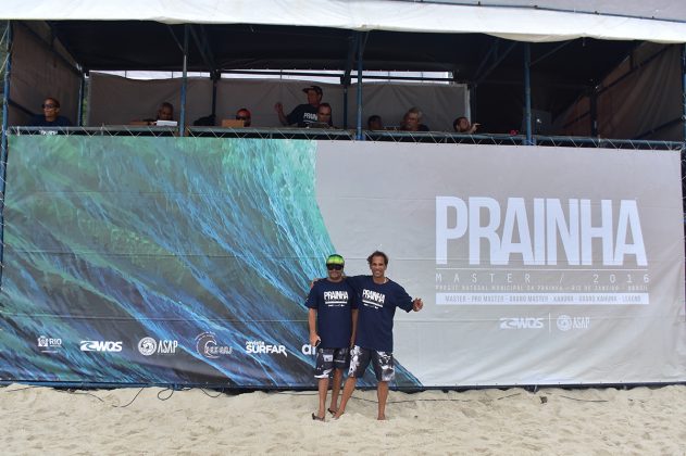 Simão e Neném, Prainha Master 2016, Rio de Janeiro (RJ). Foto: Nelson Veiga.