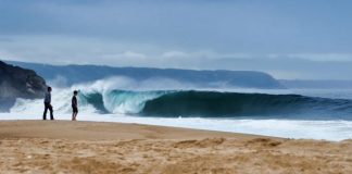 Sinal verde em Nazaré