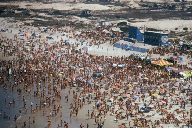 Hang Loose Pro Contest 1986, Joaquina, Florianópolis (SC). Foto: Basílio Ruy.