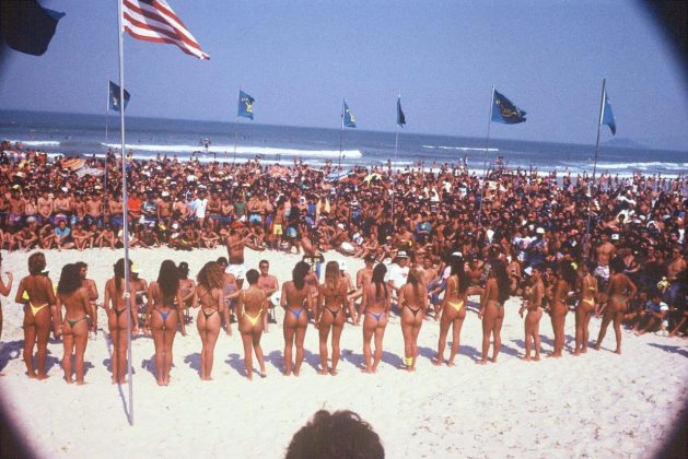 Hang Loose Pro Contest 1986, Joaquina, Florianópolis (SC). Foto: Basílio Ruy.