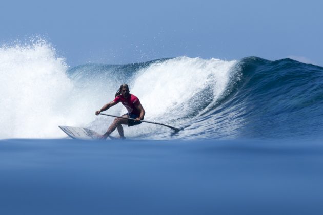 Caio Vaz, Fiji ISA World SUP and Paddleboard Championship 2016, Cloudbreak. Foto: ISA / Reed.