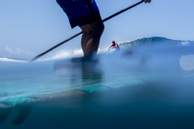 Caio Vaz, Fiji ISA World SUP and Paddleboard Championship 2016, Cloudbreak. Foto: ISA / Reed.