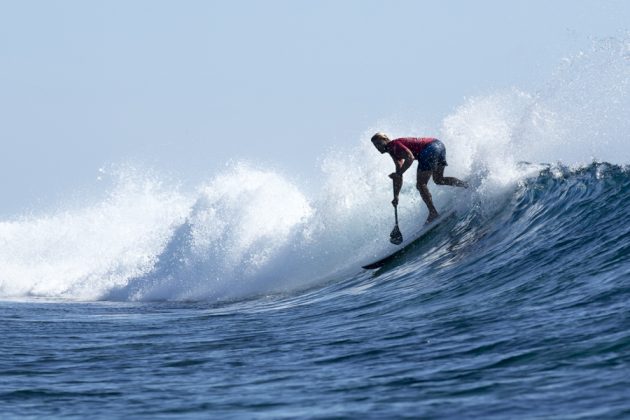 Caio Vaz, Fiji ISA World SUP and Paddleboard Championship 2016, Cloudbreak. Foto: ISA / Reed.