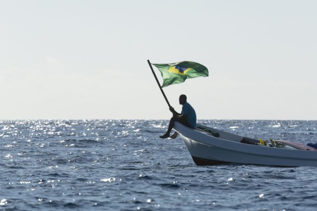 Bandeira brasileira, Fiji ISA World SUP and Paddleboard Championship 2016, Cloudbreak. Foto: ISA / Reed.