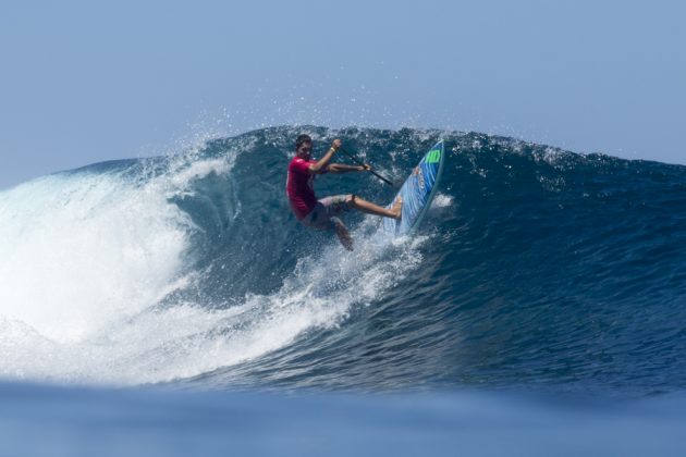 Leco Salazar, Fiji ISA World SUP and Paddleboard Championship 2016, Cloudbreak. Foto: ISA / Reed.