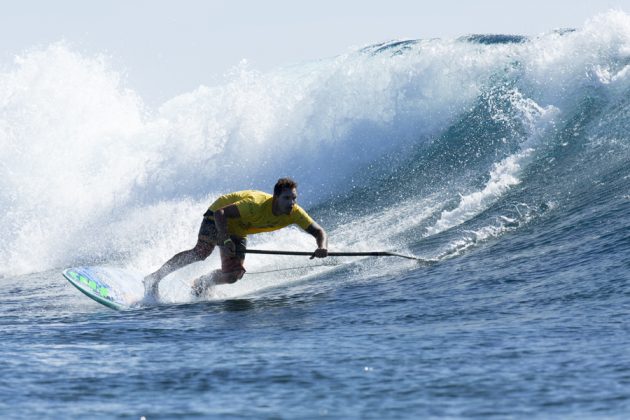 Leco Salazar, Fiji ISA World SUP and Paddleboard Championship 2016, Cloudbreak. Foto: ISA / Reed.