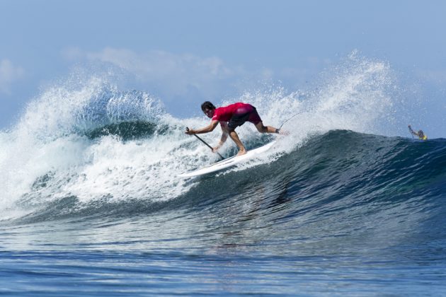 Mo Freitas, Fiji ISA World SUP and Paddleboard Championship 2016, Cloudbreak. Foto: ISA / Reed.