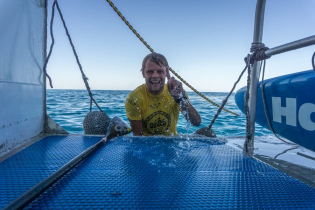 Casper Steinfath, Fiji ISA World SUP and Paddleboard Championship 2016, Cloudbreak. Foto: ISA / Evans.