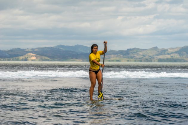 Nimsay Garcia, Fiji ISA World SUP and Paddleboard Championship 2016, Cloudbreak. Foto: ISA / Evans.