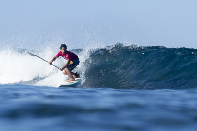 Geronimo Rogers, Fiji ISA World SUP and Paddleboard Championship 2016, Cloudbreak. Foto: ISA / Reed.