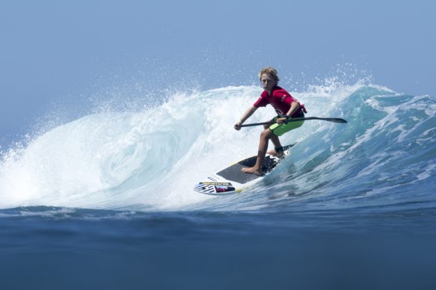 Finn Spencer, Fiji ISA World SUP and Paddleboard Championship 2016, Cloudbreak. Foto: ISA / Reed.