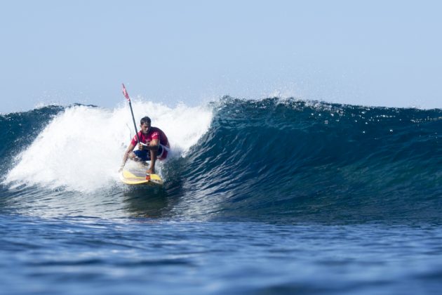 Finn Spencer, Fiji ISA World SUP and Paddleboard Championship 2016, Cloudbreak. Foto: ISA / Reed.