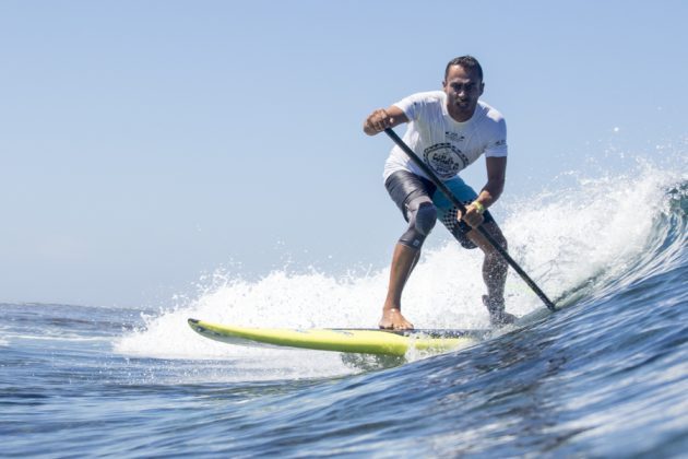 Gustavo Leon, Fiji ISA World SUP and Paddleboard Championship 2016, Cloudbreak. Foto: ISA / Reed.