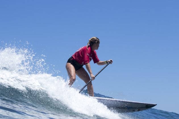 Caroline Angibaud, Fiji ISA World SUP and Paddleboard Championship 2016, Cloudbreak. Foto: ISA / Reed.