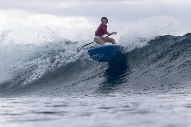 Lara Claydon, Fiji ISA World SUP and Paddleboard Championship 2016, Cloudbreak. Foto: ISA / Reed.