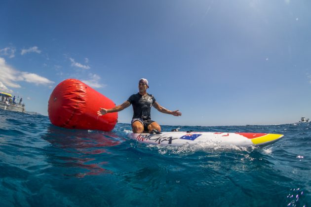 Matt Poole, Fiji ISA World SUP and Paddleboard Championship 2016, Cloudbreak. Foto: ISA / Sean Evans .