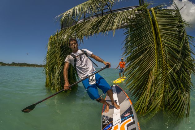 Vinnicius Martins, Fiji ISA World SUP and Paddleboard Championship 2016, Cloudbreak. Foto: ISA / Evans.