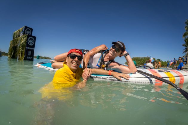 Candice Appleby, Fiji ISA World SUP and Paddleboard Championship 2016, Cloudbreak. Foto: ISA / Sean Evans .