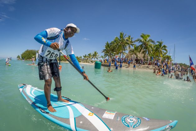 Tanvi Jagadish, Fiji ISA World SUP and Paddleboard Championship 2016, Cloudbreak. Foto: ISA / Sean Evans .