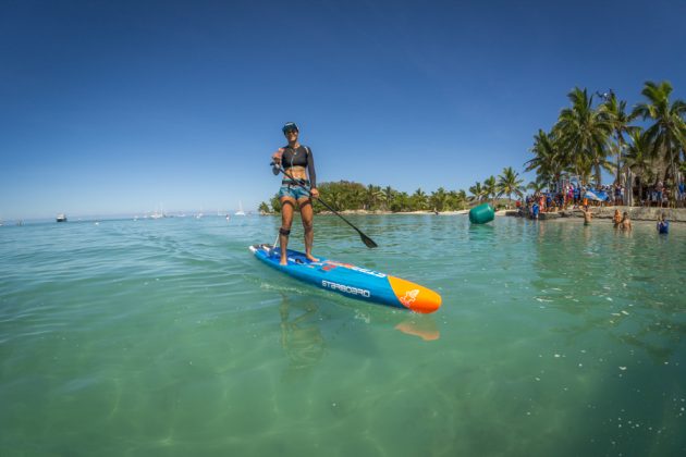 Olivia Piana, Fiji ISA World SUP and Paddleboard Championship 2016, Cloudbreak. Foto: ISA / Sean Evans .