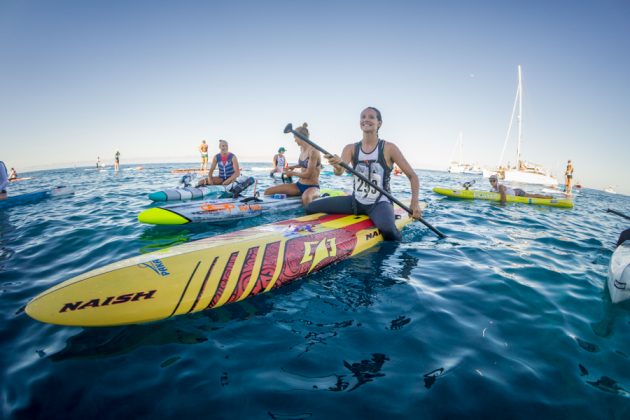 Olivia Piana, Fiji ISA World SUP and Paddleboard Championship 2016, Cloudbreak. Foto: ISA / Sean Evans .