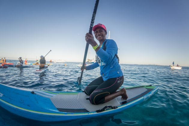 Egi Dodd, Fiji ISA World SUP and Paddleboard Championship 2016, Cloudbreak. Foto: ISA / Sean Evans .