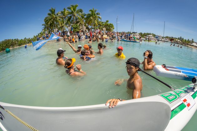 Aixa Sanchez, Fiji ISA World SUP and Paddleboard Championship 2016, Cloudbreak. Foto: ISA / Sean Evans .