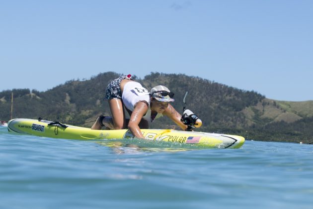 Abby Brown, Fiji ISA World SUP and Paddleboard Championship 2016, Cloudbreak. Foto: ISA / Reed.