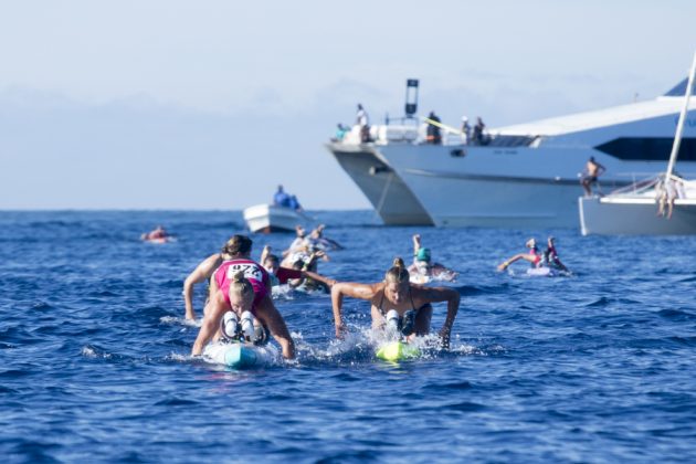 Dannielle Mckenzie, Fiji ISA World SUP and Paddleboard Championship 2016, Cloudbreak. Foto: ISA / Reed.